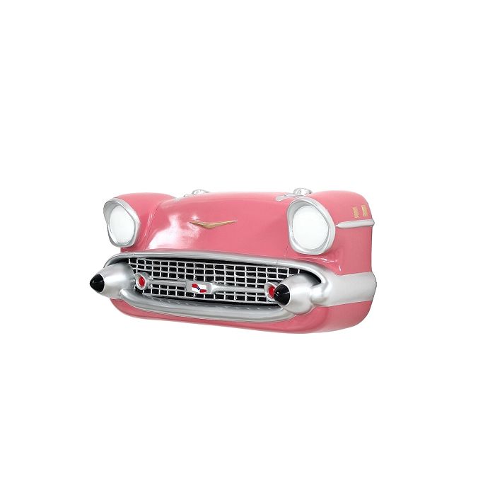 Wanddeko Chevy Front Rosa verkleinert Dekorationsfigur
