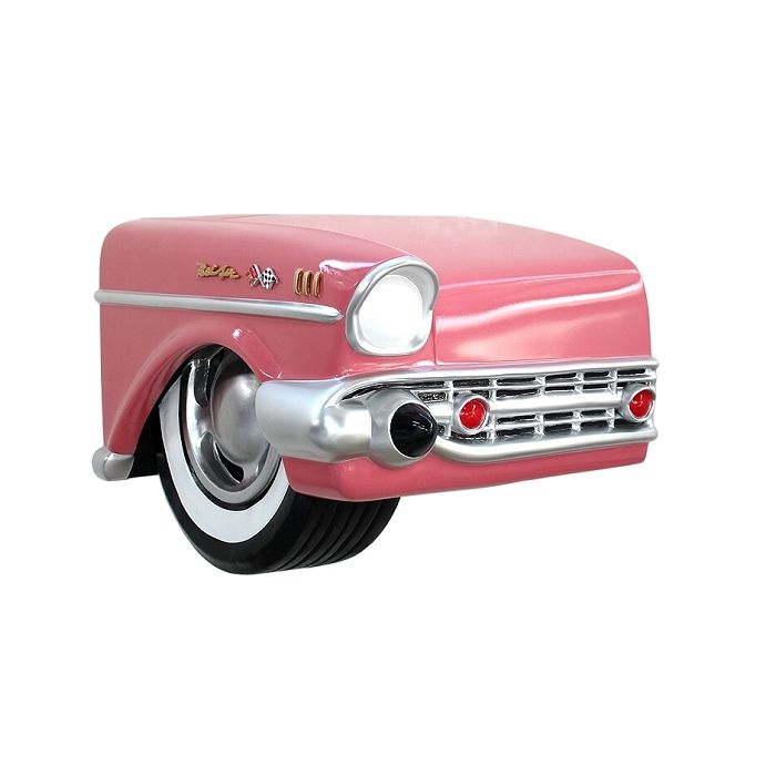 Wanddeko Chevy Ecke Rosa verkleinert Dekorationsfigur