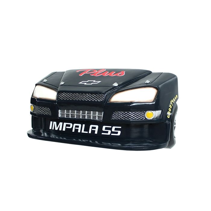 Wanddeko Chevy Impala Schwarz groß verkleinert Dekorationsfigur