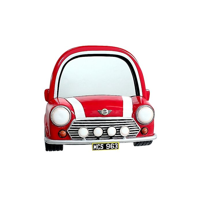 Spiegel Mini Cooper Rot verkleinert Spiegel