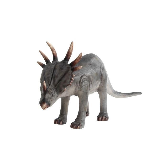 Dinosaurier Triceratops klein grau lebensgroß Deko- & Werbefigur