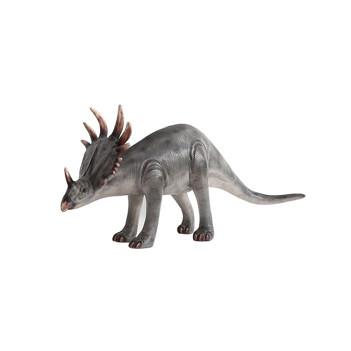 Dinosaurier Triceratops klein grau lebensgroß Deko- & Werbefigur