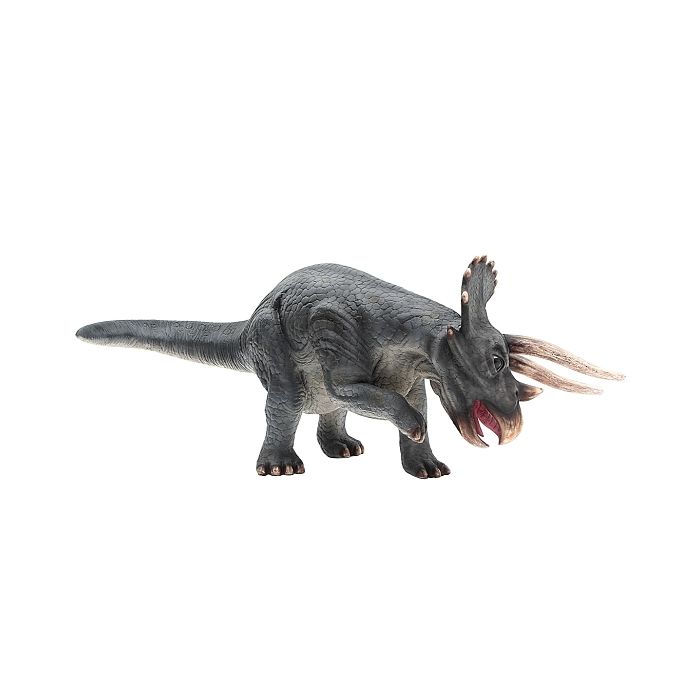 Dinosaurier Triceratops mittel grau lebensgroß Deko- & Werbefigur