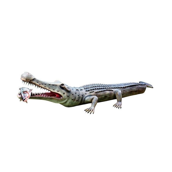 Dinosaurier Sarcosuchus lebensgroß Deko- & Werbefigur