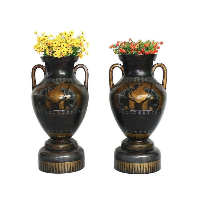 Griechische Vase Bronze keine Angabe Bepflanzungsmöglichkeit