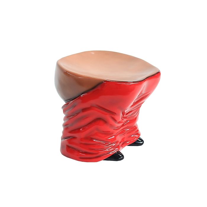 Hocker Hintern mit Rose und Herz lebensgroß Sitzmöglichkeit