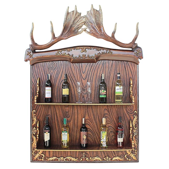 Geweihregal lebensgroß Ablagemöglichkeit