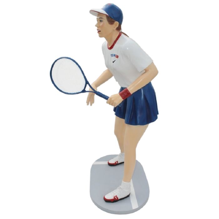 Tennisspielerin lebensgroß Deko- & Werbefigur