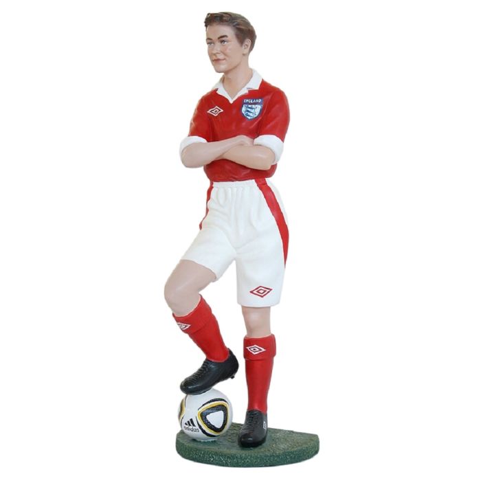 Fußballspieler verkleinert Dekorationsfigur