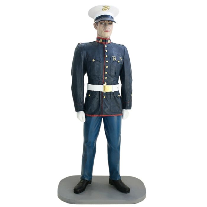 Amerikanischer Marine lebensgroß Deko- & Werbefigur