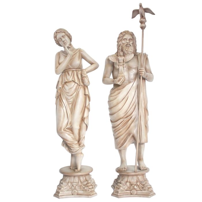 Zeus und Aphrodite Griechische Statuen lebensgroß Deko- & Werbefigur