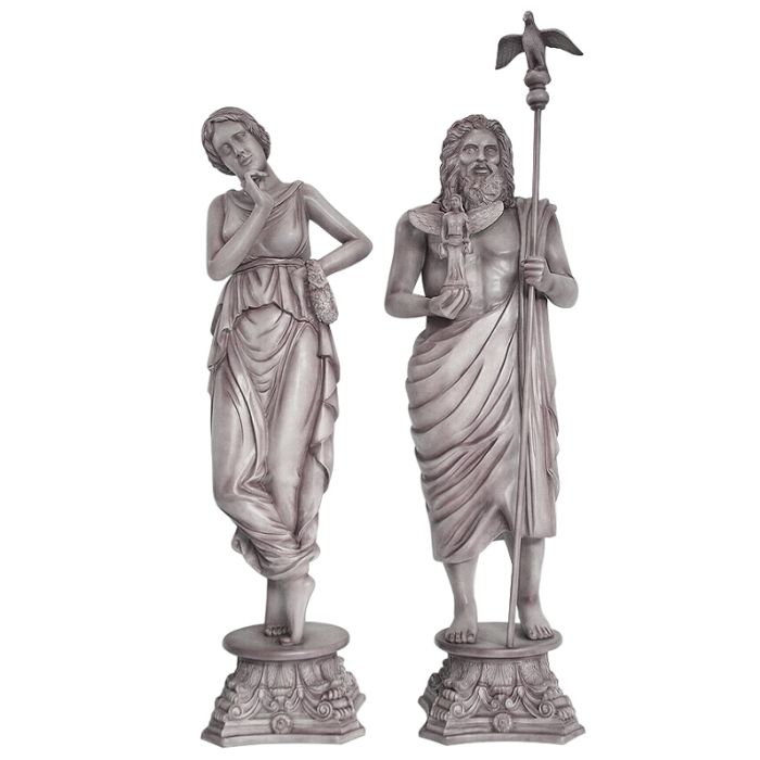 Zeus und Aphrodite Griechische Statuen Granit lebensgroß Deko- & Werbefigur