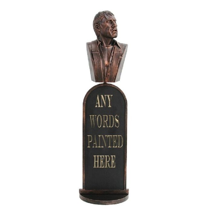 bronze Pacino Büste Angebotstafel lebensgroß Angebotstafel