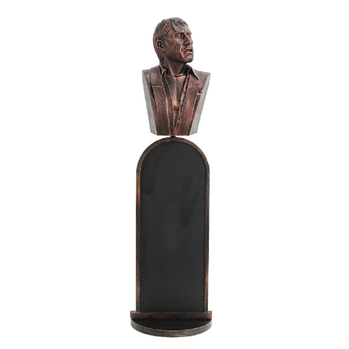 bronze Pacino Büste Angebotstafel lebensgroß Angebotstafel