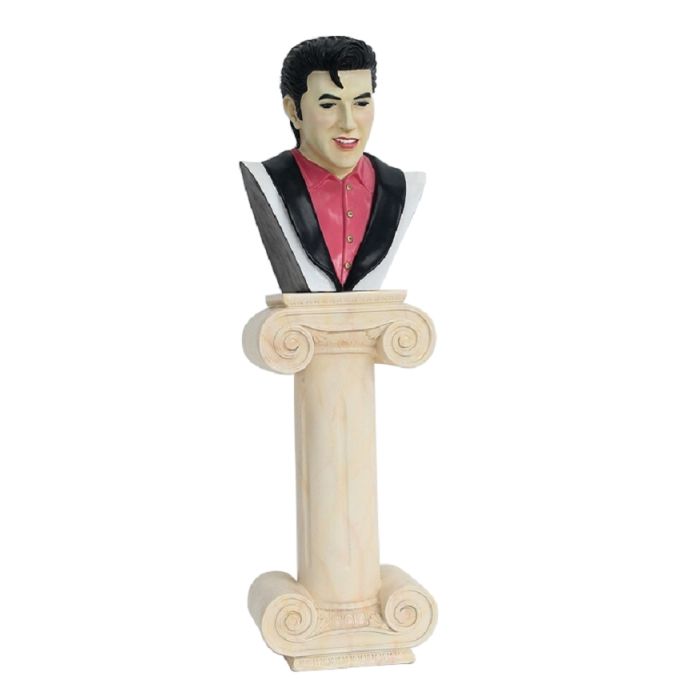 Elvis Büste auf Säule lebensgroß Dekorationsfigur