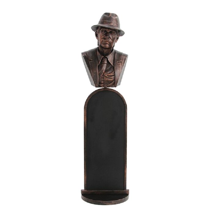 bronze Elwood Büste Angebotstafel lebensgroß Angebotstafel