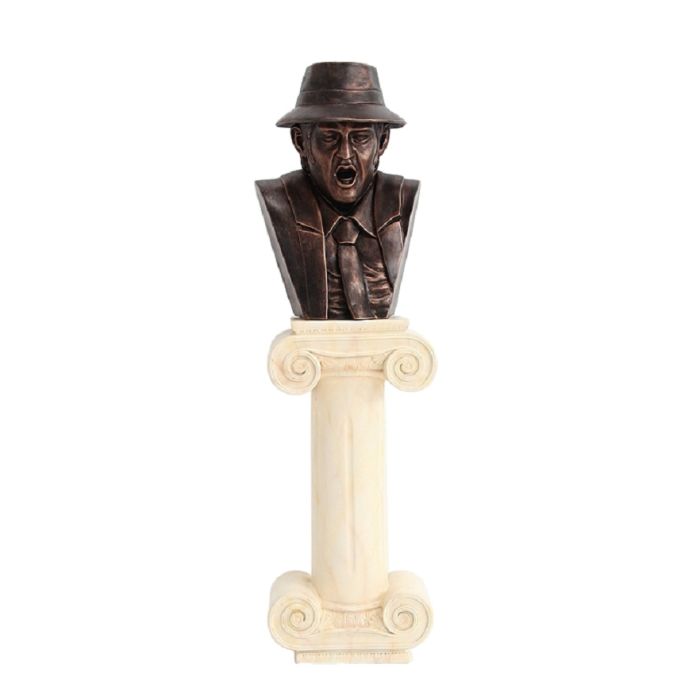 Jake Blue Büste Bronze auf Säule lebensgroß Dekorationsfigur