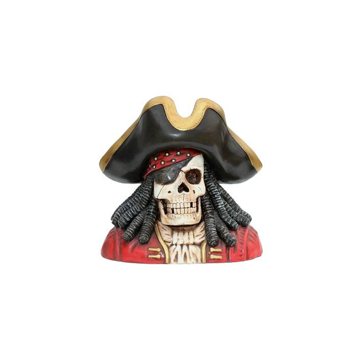 Piratenskelett Büste lebensgroß Dekoköpfe & Büsten