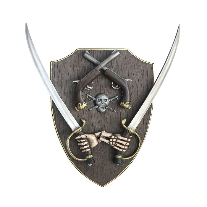 Piratenwaffen Wanddeko lebensgroß Diverse Dekoelemente