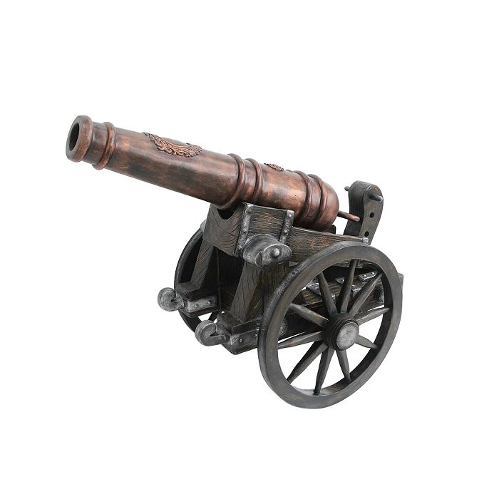 Kanone Bronze lebensgroß Deko- & Werbefigur