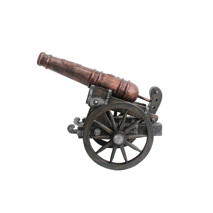 Kanone Bronze lebensgroß Deko- & Werbefigur