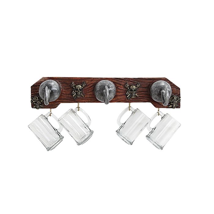 Garderobe Piratenhaken und Trinkglashaken lebensgroß Garderobe