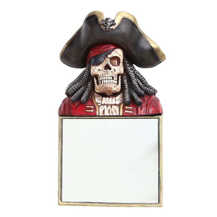 Piratenskelett Spiegel lebensgroß Spiegel