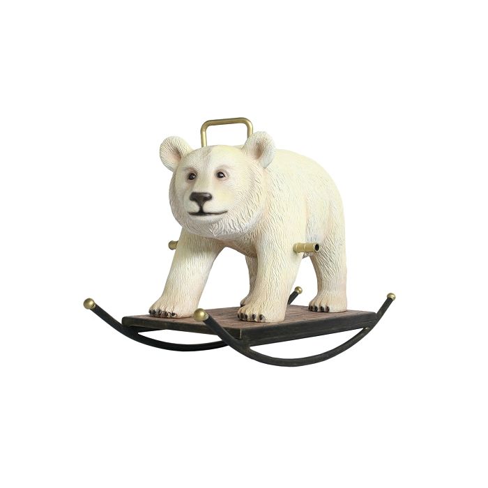 Polarbär Schaukel lebensgroß Schaukelfunktion