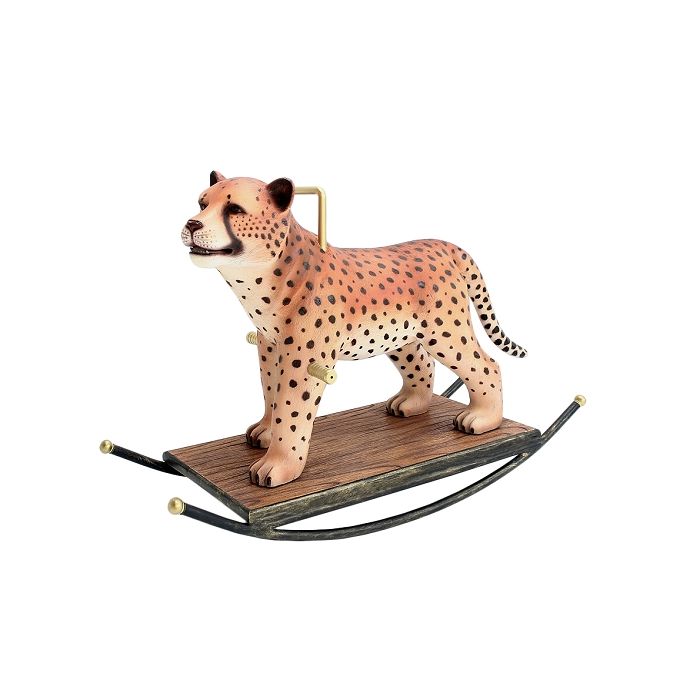 Gepard Schaukel lebensgroß Schaukelfunktion
