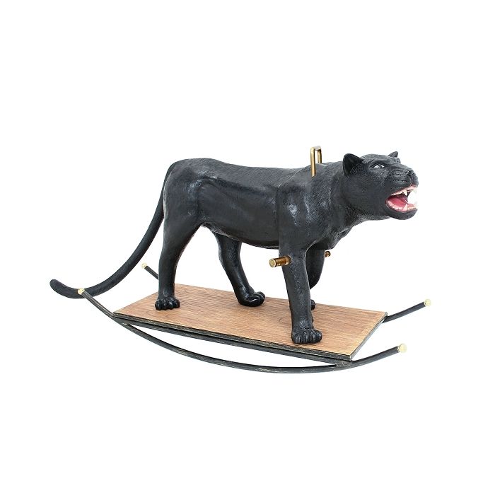 Jaguar Schaukel lebensgroß Schaukelfunktion