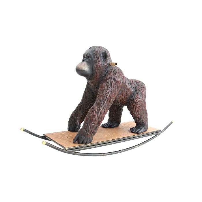 Orangutan Schaukel lebensgroß Schaukelfunktion