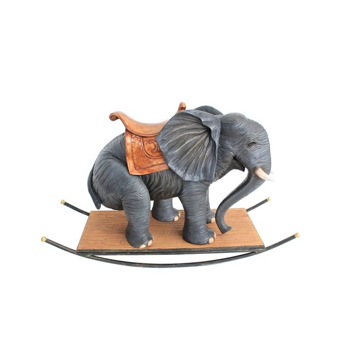 Elefant mit Sattel Schaukel verkleinert Schaukelfunktion