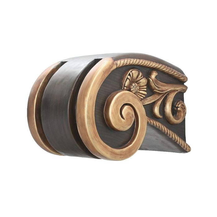 Kapitell dunkel mit Gold verkleinert Dekorationsfigur