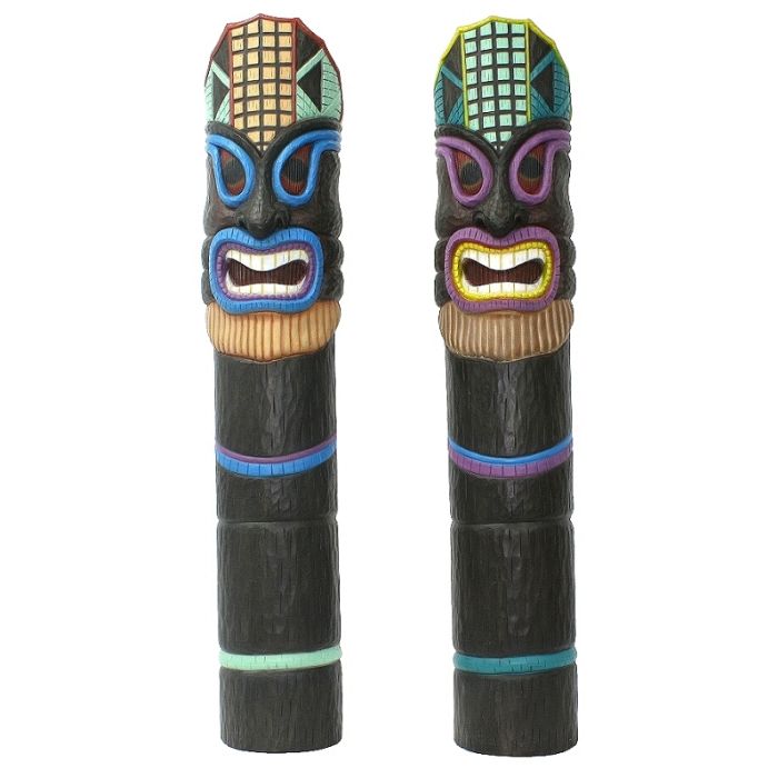 Tiki Masken lebensgroß Deko- & Werbefigur