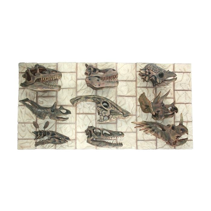 Dinosaurier Kopf Fossilien  lebensgroß Dekoköpfe & Büsten