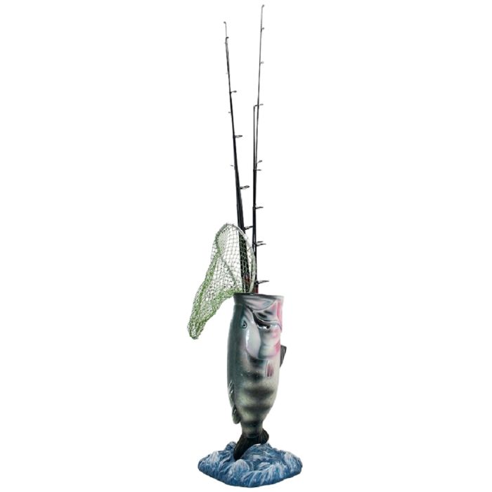 Fisch als Angelhalter lebensgroß Aufbewahrung