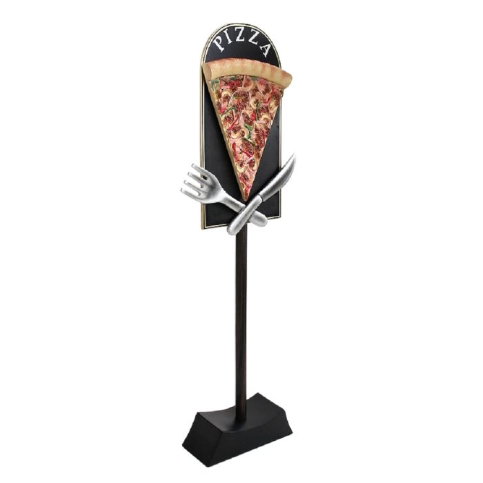 Pizzatafel vergrößert Deko- & Werbefigur