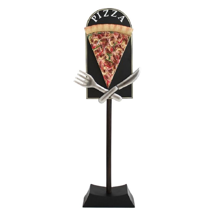 Pizzatafel vergrößert Deko- & Werbefigur