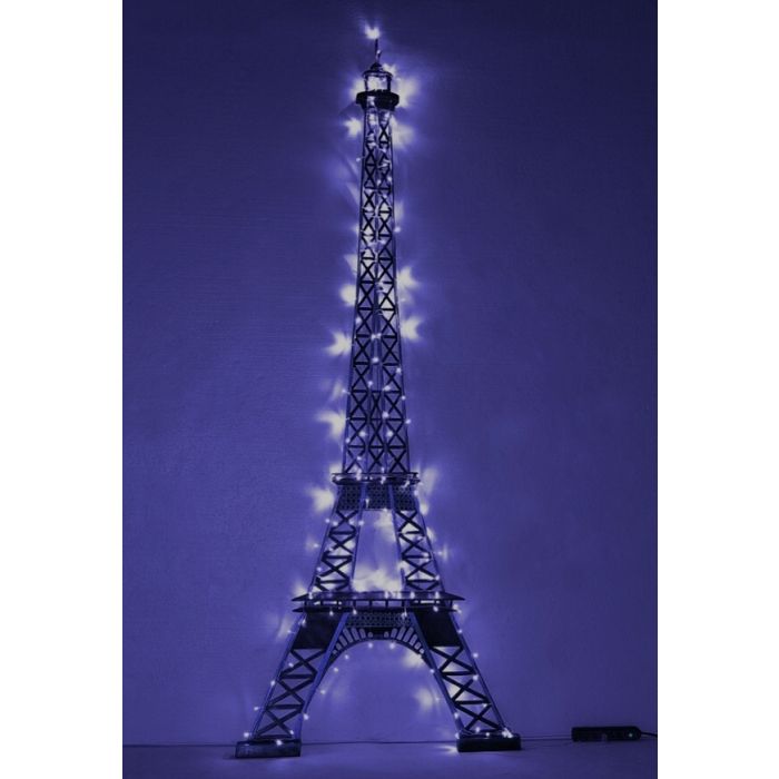 Eiffelturm groß mit Lichtern verkleinert Beleuchtung