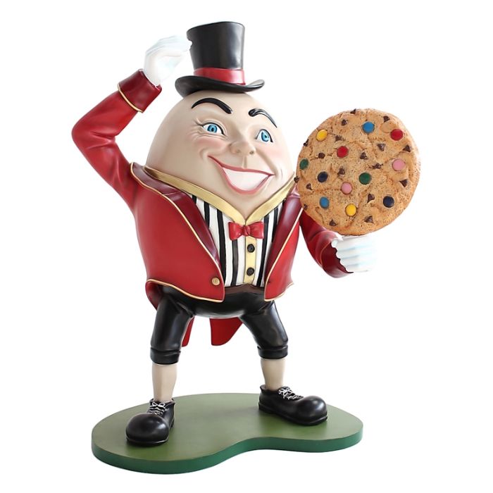 Humpty Dumpty Hut auf mit Keks lebensgroß Deko- & Werbefigur