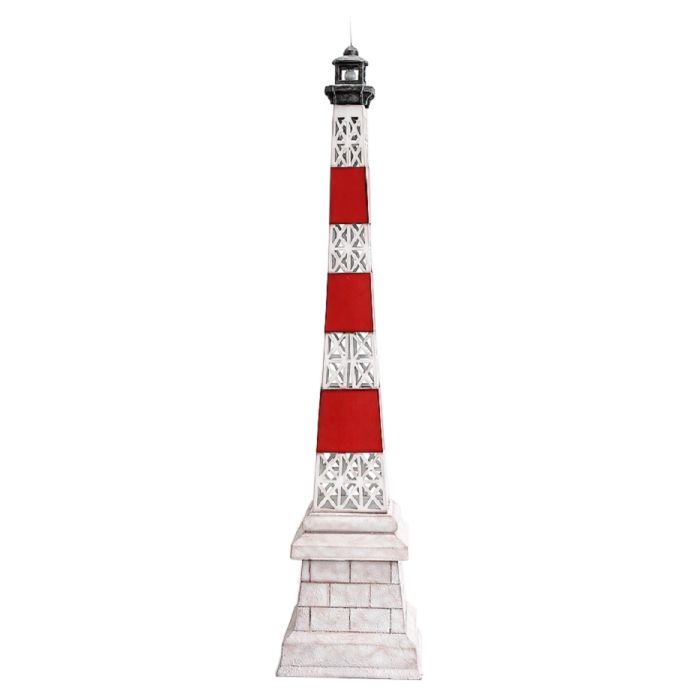 Leuchtturm auf Sockel mittel verkleinert Dekorationsfigur