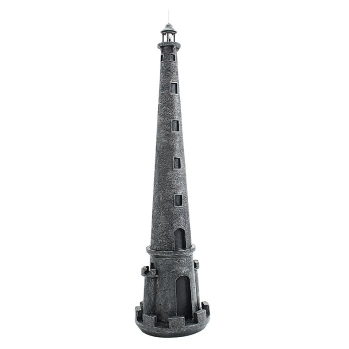 Victorianischer Turm Grau mit Licht verkleinert Dekorationsfigur