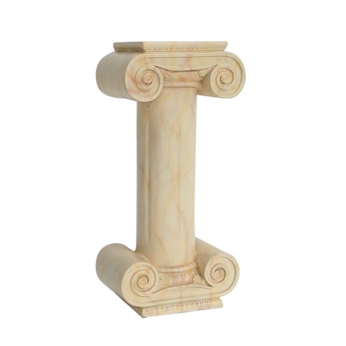 Säule mit Marmoreffekt Klein lebensgroß Säule