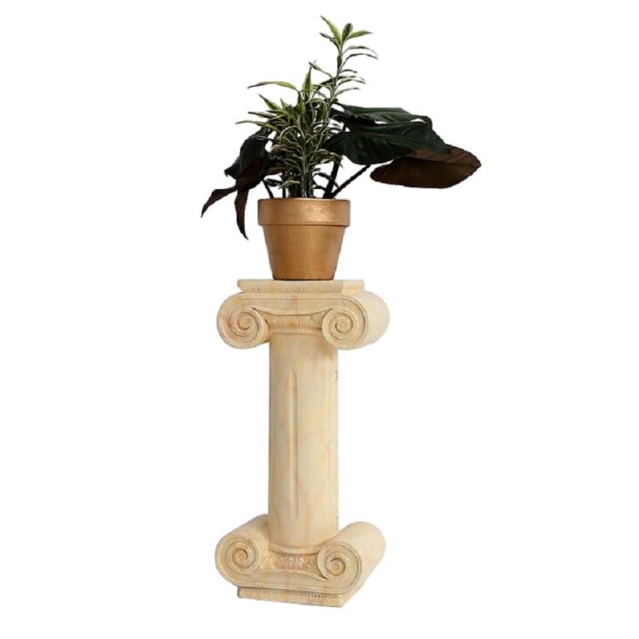 Säule mit Marmoreffekt Klein lebensgroß Säule