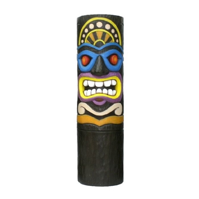 Tiki Maske Wanddeko 1 lebensgroß Dekorationsfigur