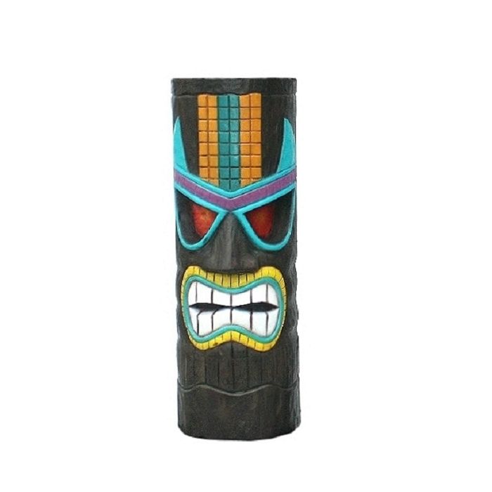 Tiki Maske Wanddeko 3 lebensgroß Dekorationsfigur