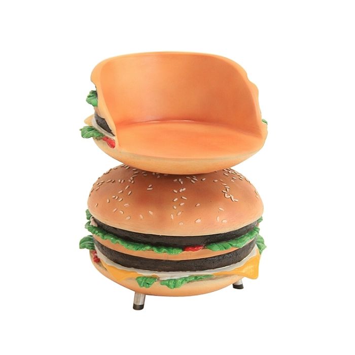 2 Burger Sitz vergrößert Sitzmöglichkeit