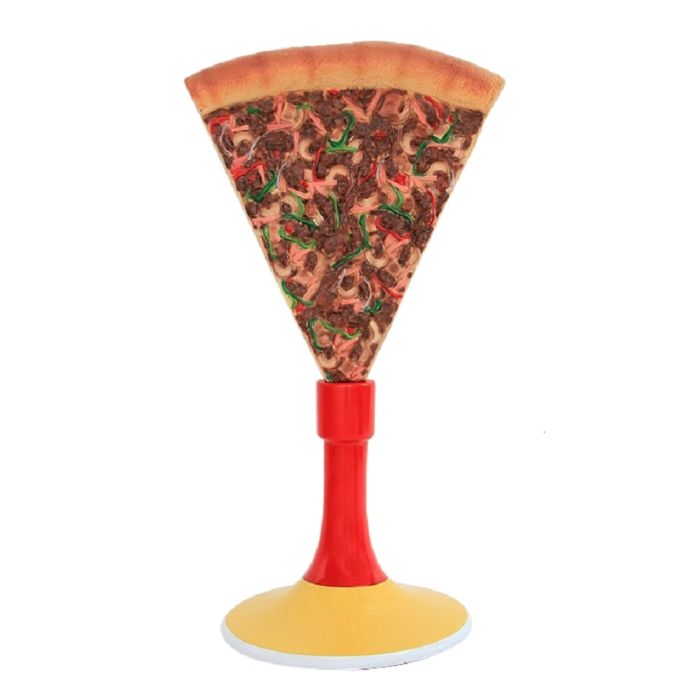 Pizzastück mit Ständer vergrößert Deko- & Werbefigur