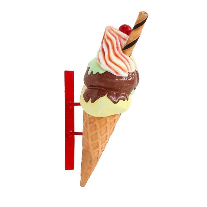 Eis mit Röhrchen für Wand vergrößert Deko- & Werbefigur