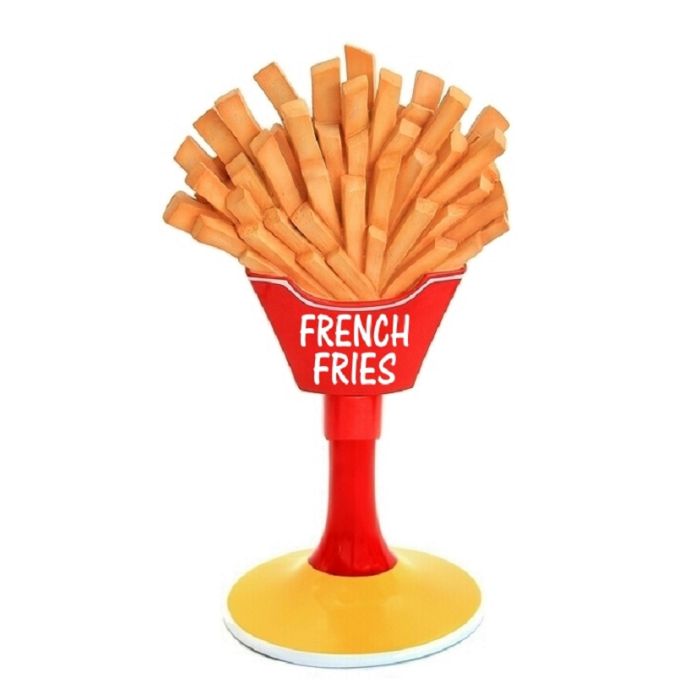 Pommes *French Fries* mit Ständer vergrößert Deko- & Werbefigur